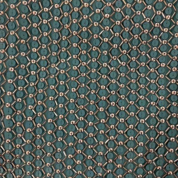 Parker Teal sequin dress, size small. No missing beads or sequins - Picture 2 of 7